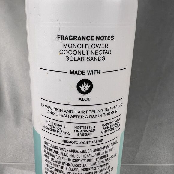 Bath & Body Works After Sun 8 oz Aloe Hair & Body Wash Tahiti Isle‎ Summer Beach - Picture 7 of 10